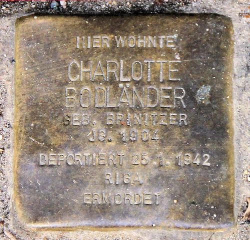 Stolpersteine Düsseldorfer Straße 77 #1