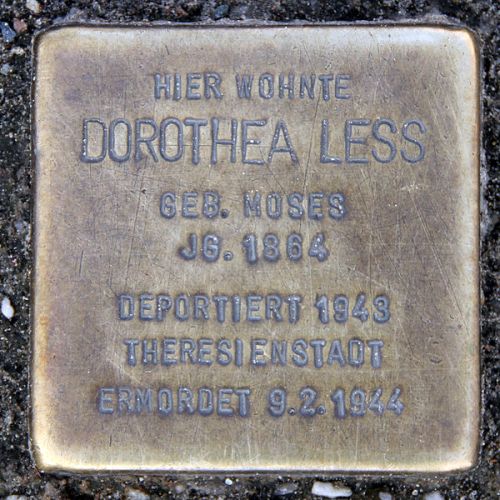 Stolperstein Lindenstrae 100 #1