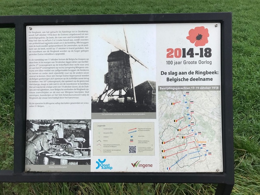 Fietsroute Slag van de Ringbeek, Infobord Ringbeek #2