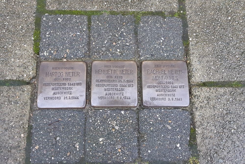 Stolpersteine Plantage Badlaan 24 #1