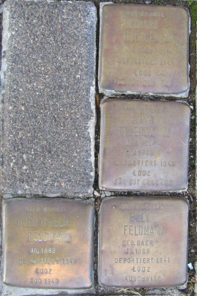 Stumbling Stones Kaesenstraße 24 #3