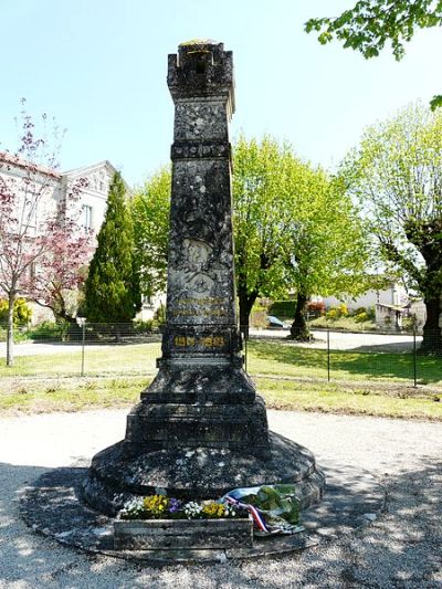 Oorlogsmonument Champagnac-de-Belair #1