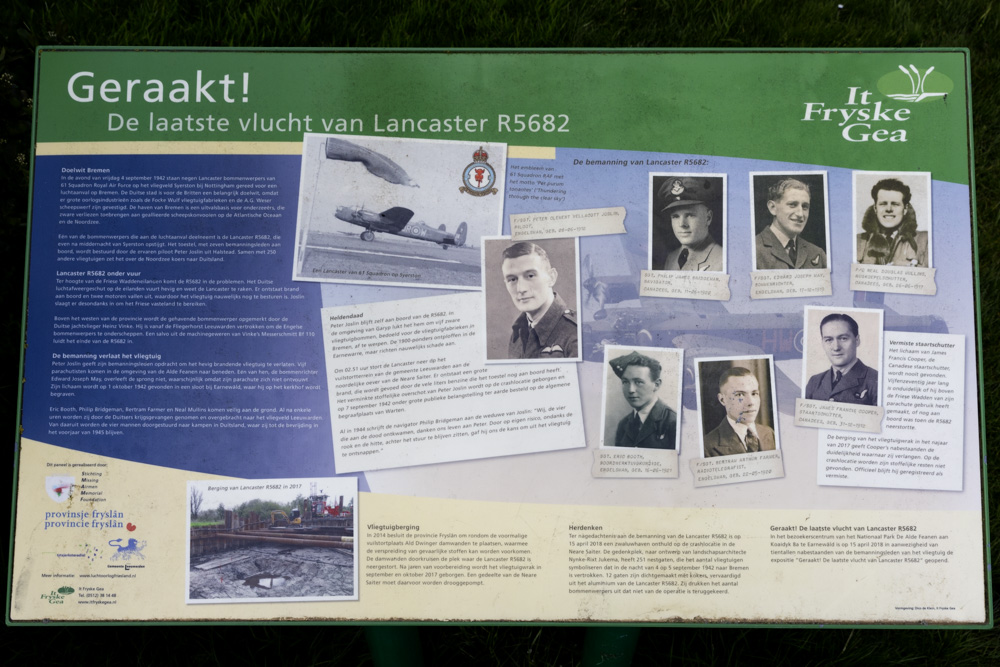 Information board Lancaster R5682