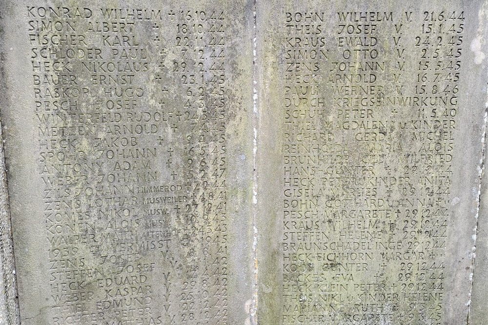 War Memorial Großlittgen #5