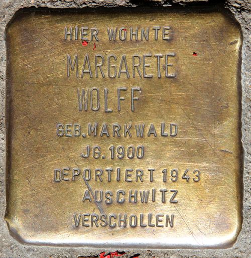 Stolpersteine Jonasstrae 4 #2