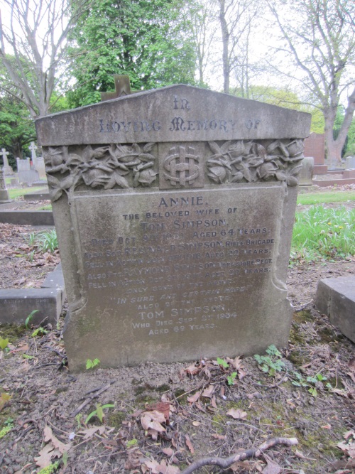 Herdenkingsteksten Thornaby Cemetery #4