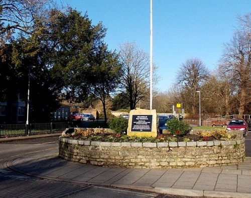 Originele Locatie oorlogsmonument Gillingham