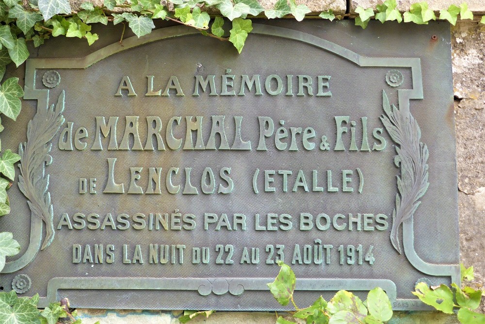 Plaque for Father and Son, Marchal