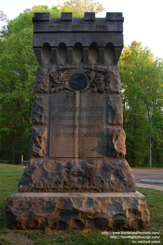 87th Indiana Infantry Regiment Monument #1