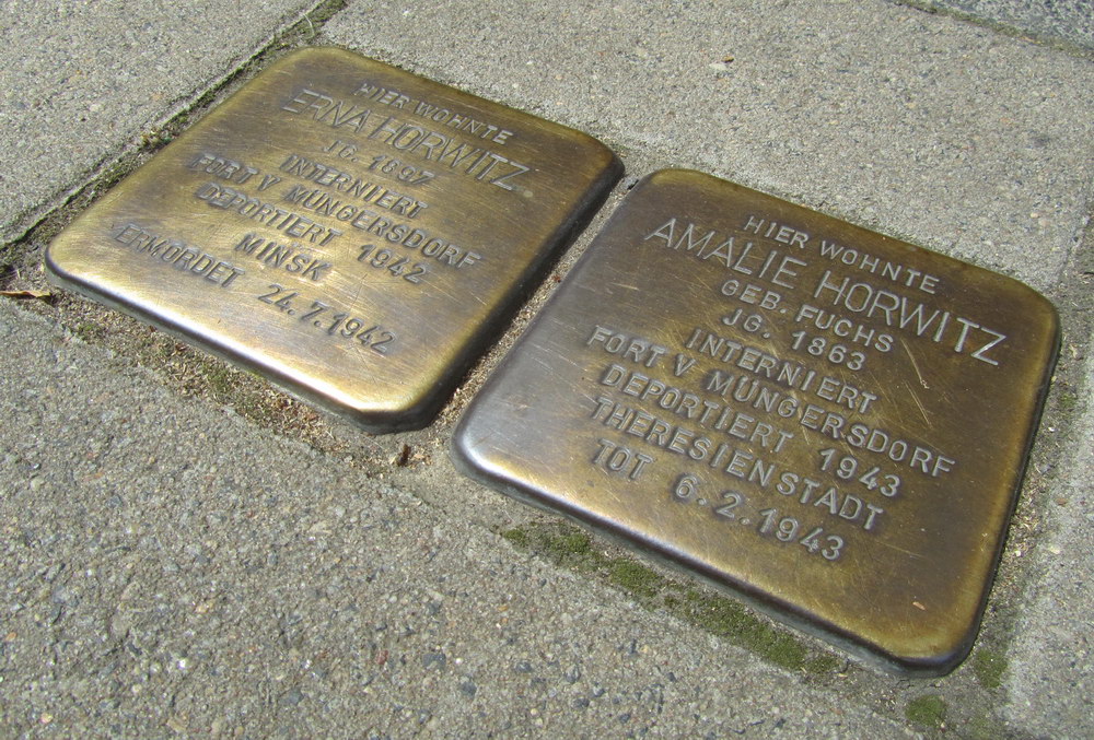 Stolpersteine Ewaldistrae 9 #1