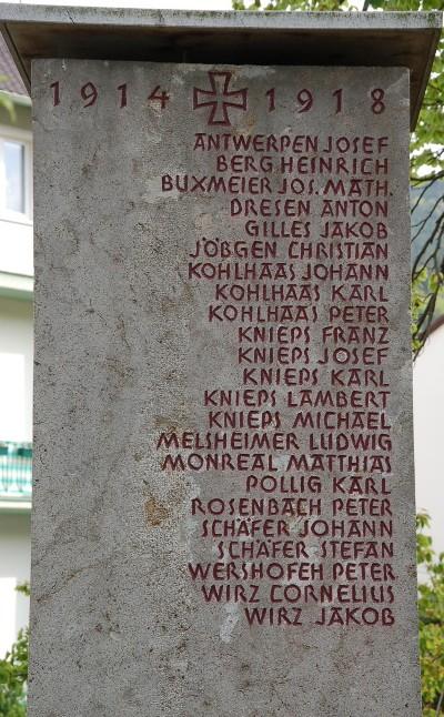 Oorlogsmonument Walporzheim #2