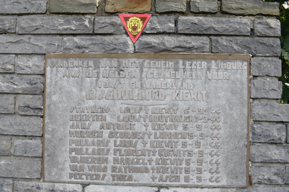 Memorial Secret Army Hasselt Kiewit #2