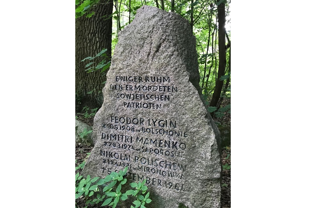 Memorial stone Soviet Forced Laborers #1