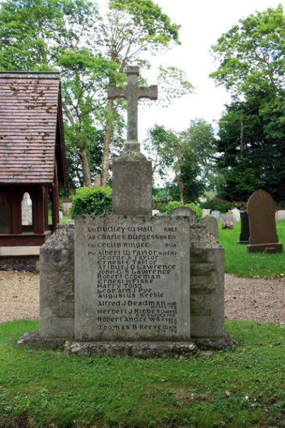 Oorlogsmonument Kirstead Hall #2