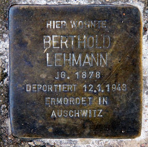 Stumbling Stones Beerenstraße 41