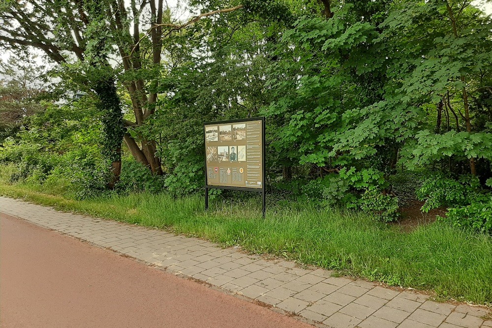 Informatiepaneel Tijdelijke Begraafplaats NEBO #3