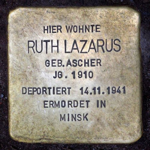 Stolpersteine Sanderstrae 14 #4