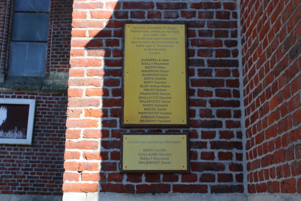 Gedenkteken Gijzelaars van de Nazi’s Forchies-la-Marche #2