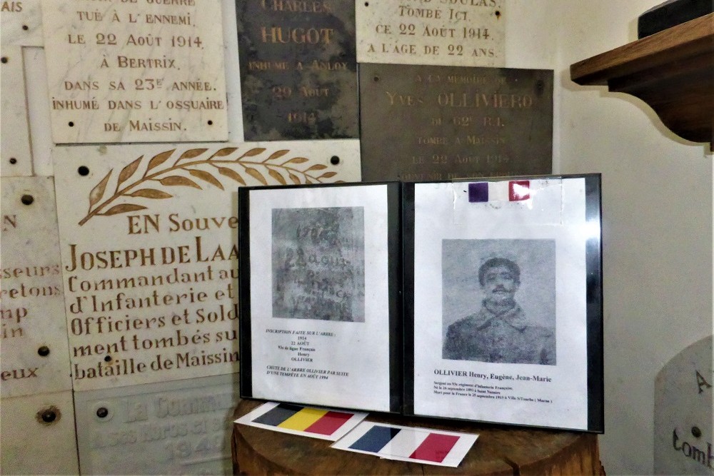 Commemorative Plaques First World War Maissin