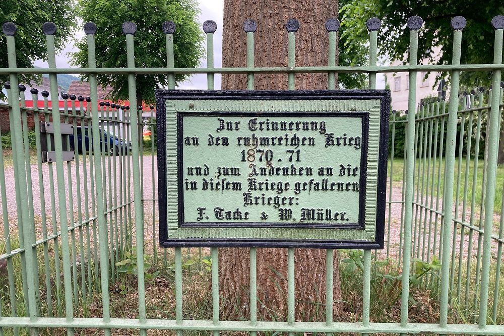 Remembrance Tree Franco-Prussian War