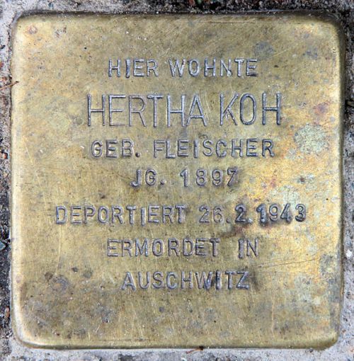 Stolpersteine Pariser Straße 17 #1
