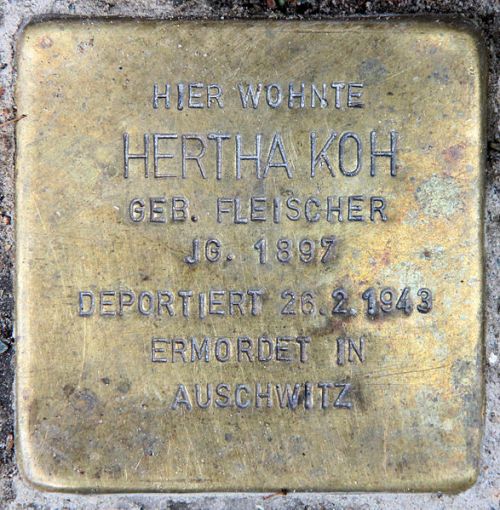 Stolpersteine Pariser Strae 17