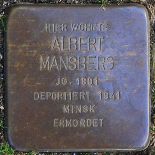 Stolpersteine Alsenstrae 34 #1