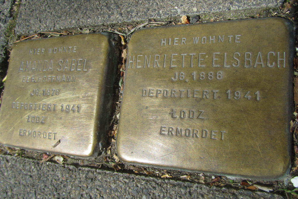 Stolpersteine Blumenthalstraße 19 #2