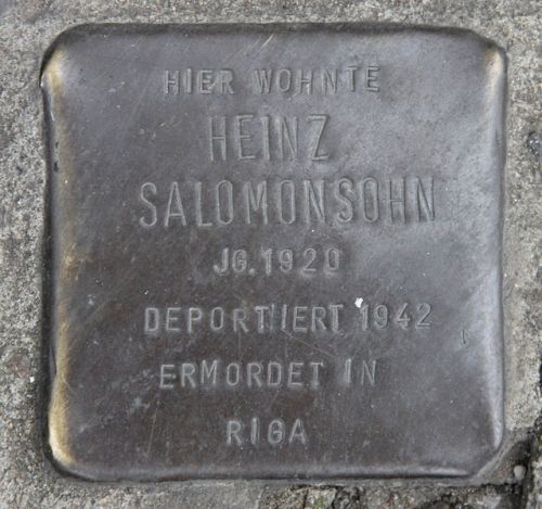 Stumbling Stones Lietzenburger Straße 56 #3