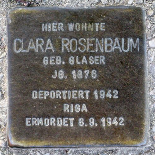 Stolpersteine Lindenstraße 66 #1