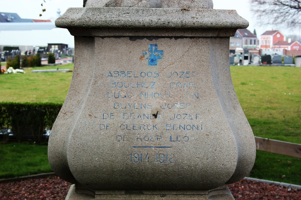 Oorlogsmonument - Mariabeeld Opwijk #3