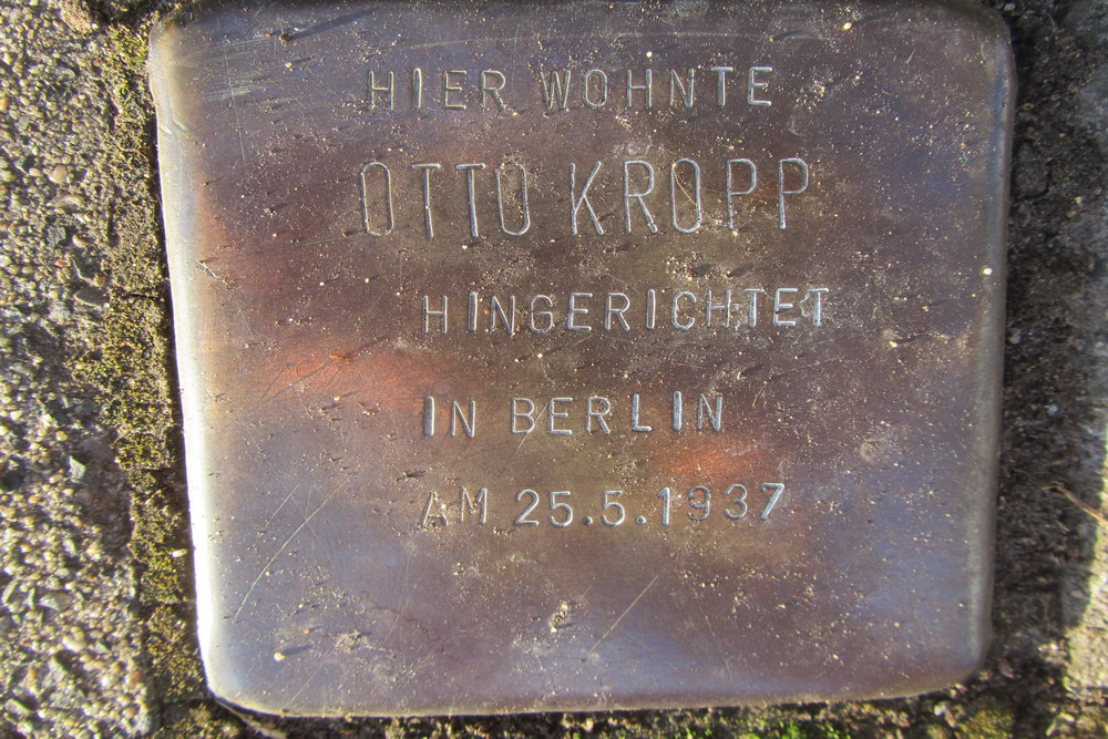 Stumbling Stone Subbelrather Straße 412