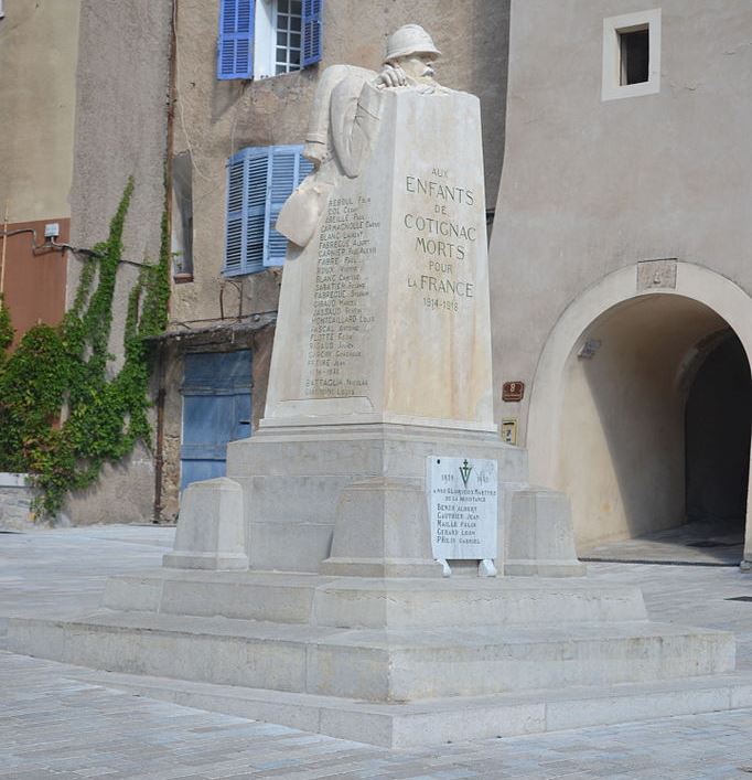 Oorlogsmonument Cotignac #1