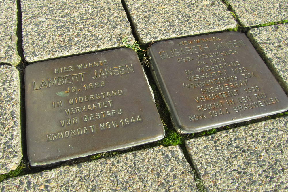 Stumbling Stone Vogelsangerstraße 344 #1