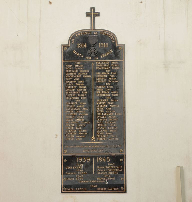 War Memorial Ferrires-en-Gtinais