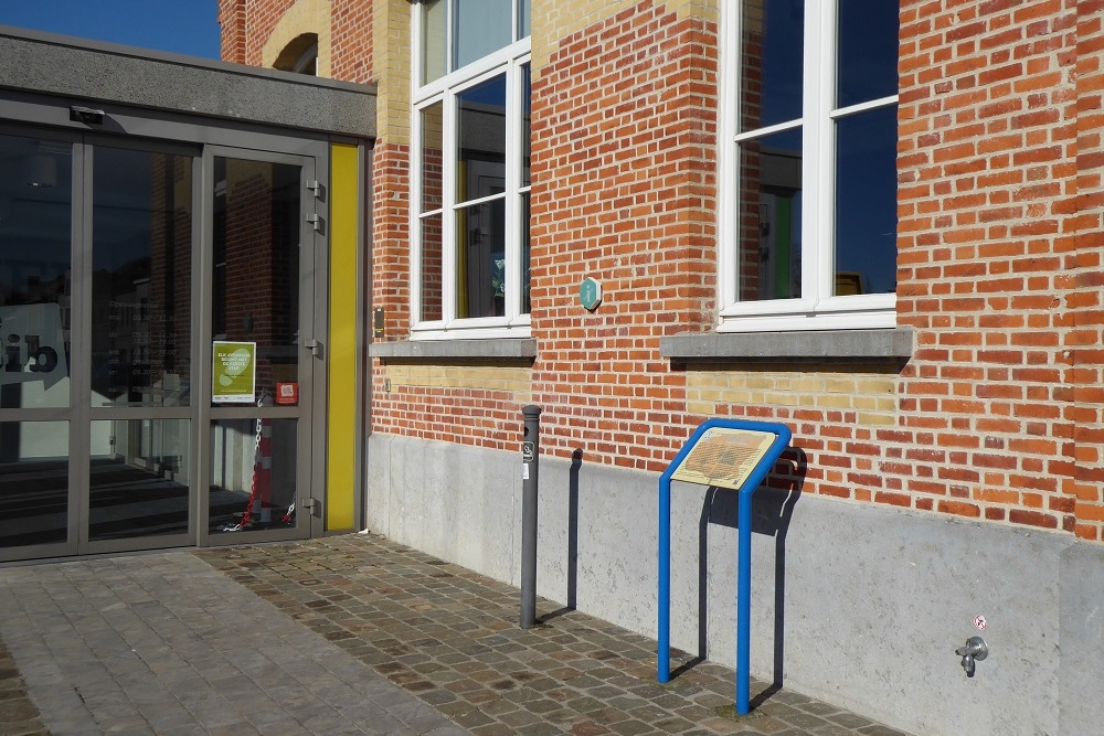 Infobord Beschieting Oud Station Moerbeke-Waas #2