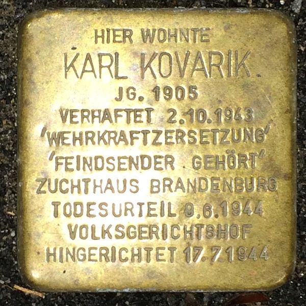 Stolperstein Leveringhauser Straße 113 #1