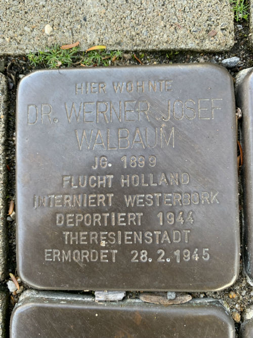 Stolpersteine Krefelder Strae 16 #2