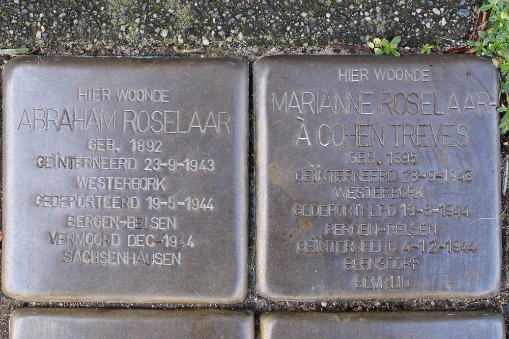 Stolpersteine Rubensstraat 8 #2