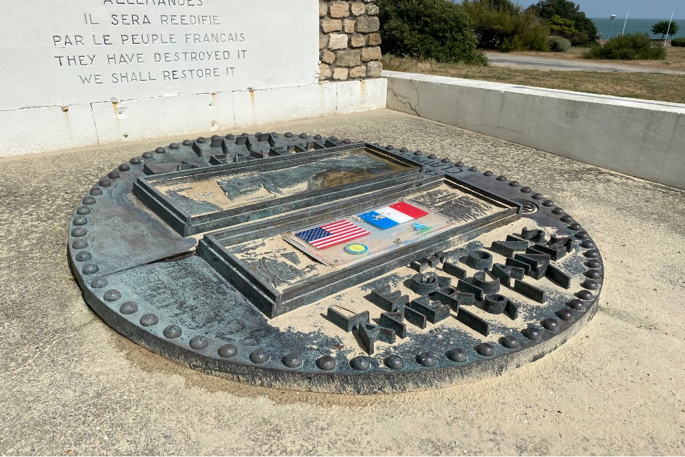 Monument Amerikaanse Soldaten Pointe de Grave #4