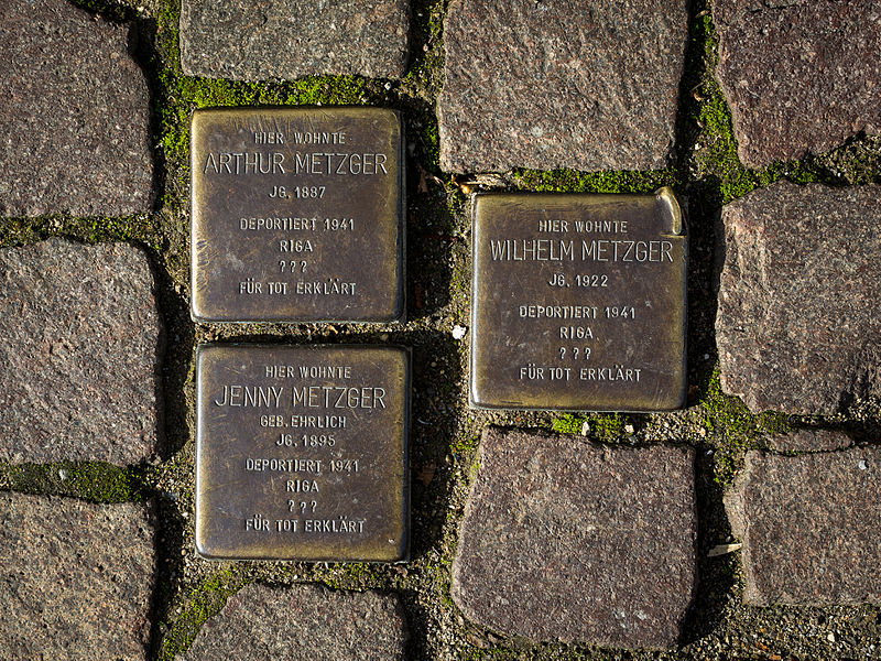 Stumbling Stones Hauptstraße 36 #1
