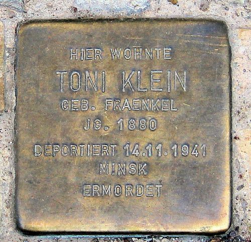 Stolpersteine Landhausstraße 37 #4