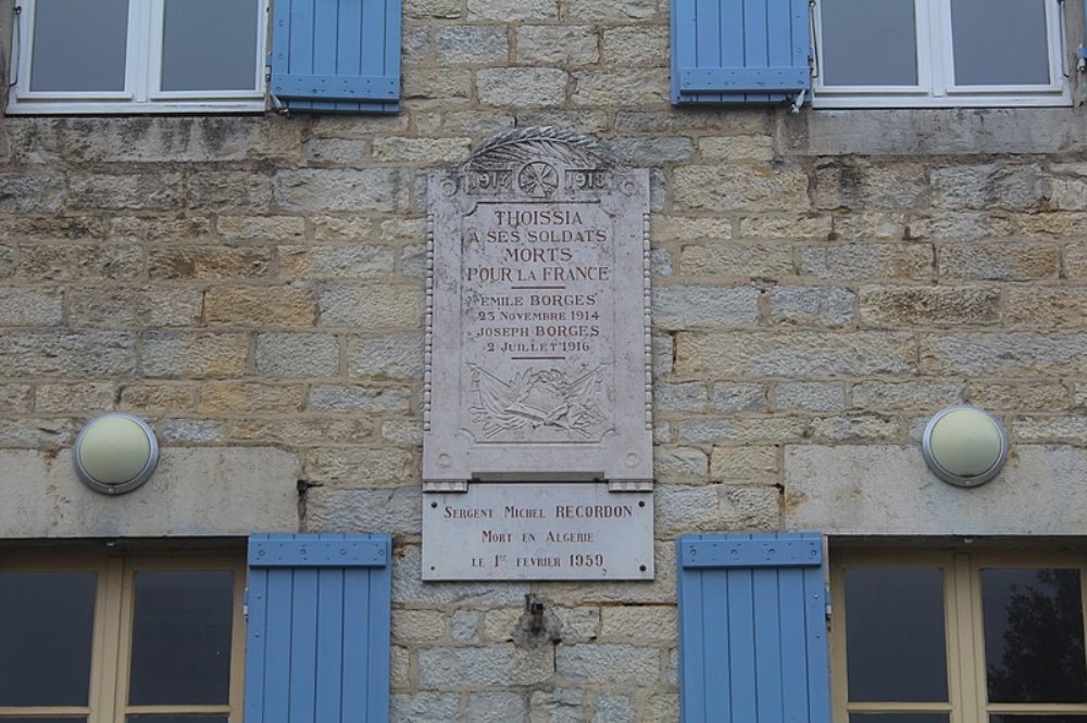 War Memorial Thoissia