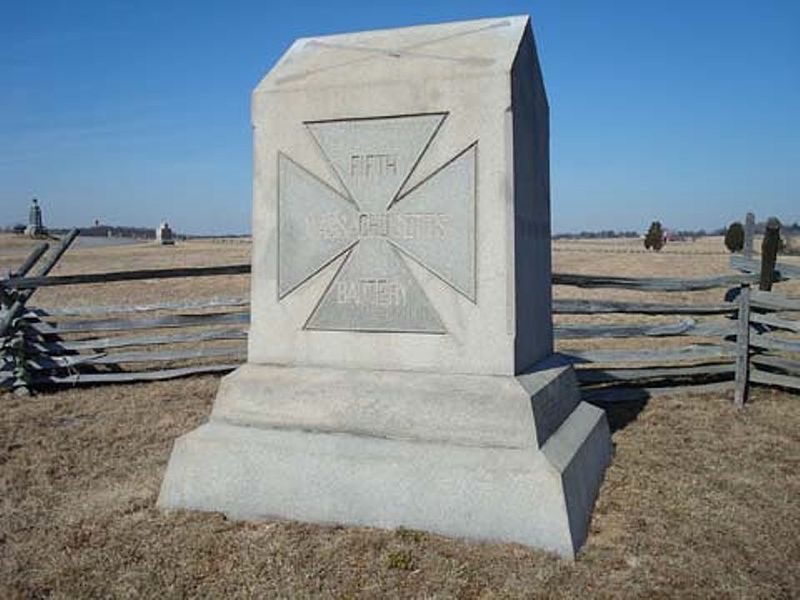 5th Massachusetts Artillery Battery Monument #1