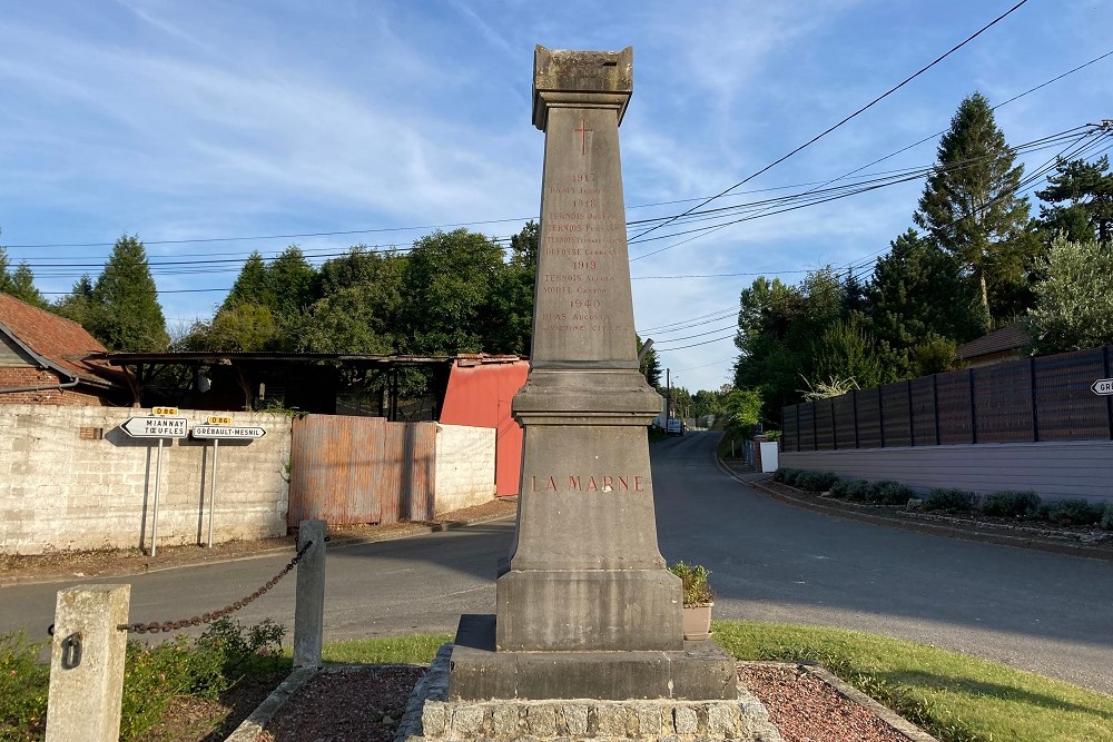 Oorlogsmonument Ercourt #2