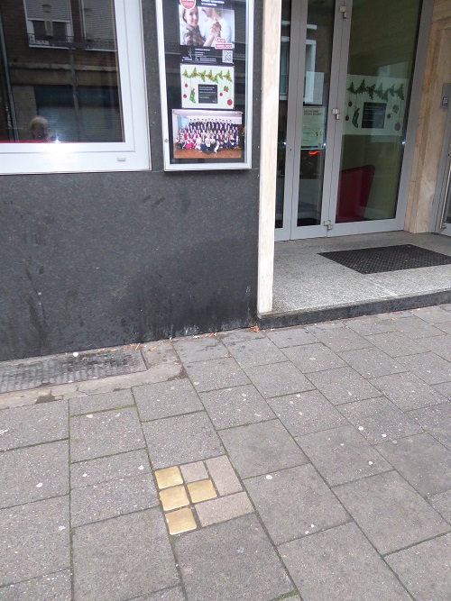 Stumbling Stones Aegidiistraße 14 #2