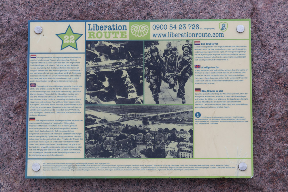 Liberation Route Marker 22 #2