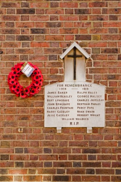 War Memorial Sopwell Lane