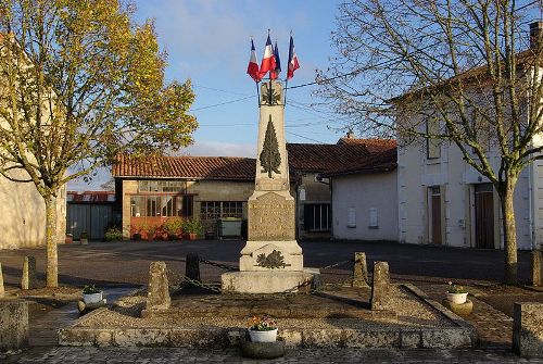 Oorlogsmonument Bors-de-Montmoreau