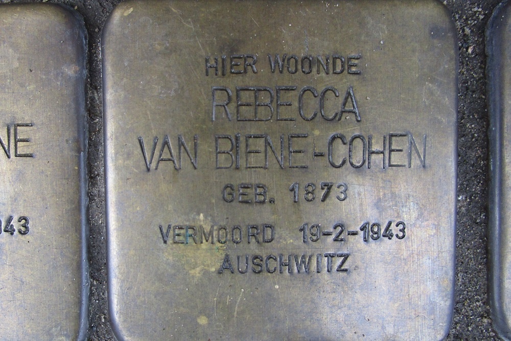 Stolpersteine Transvaalkade 9 a #3
